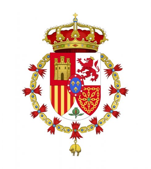 Armas de Don Carlos de Borbón