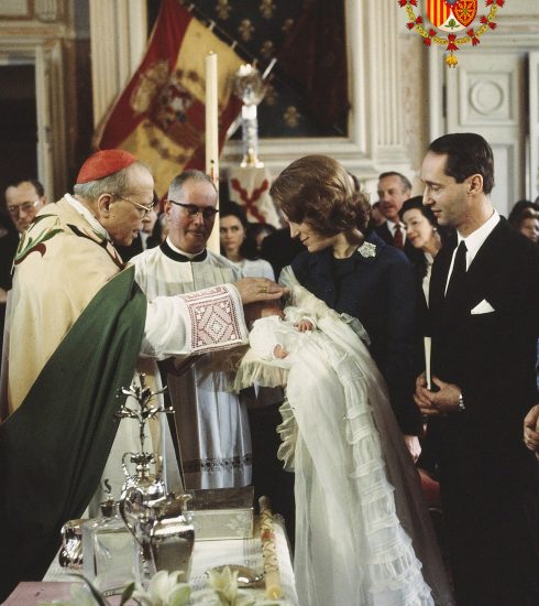 Bautizo de Don Carlos Javier de Borbón en Lignières. 11 de febrero de 1970