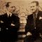 Don Javier de Borbón Parma junto a Manuel Fal Conde en febrero de 1937 en Insua, Portugal, país en el que cumplió su destierro Fal Conde tras ser expulsado de España por el general Franco