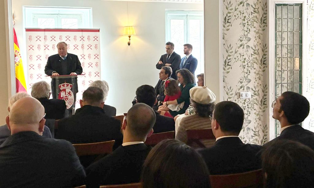 Don Carlos Javier de Borbón pronuncia un discurso en Madrid el sábado 14 de marzo de 2026